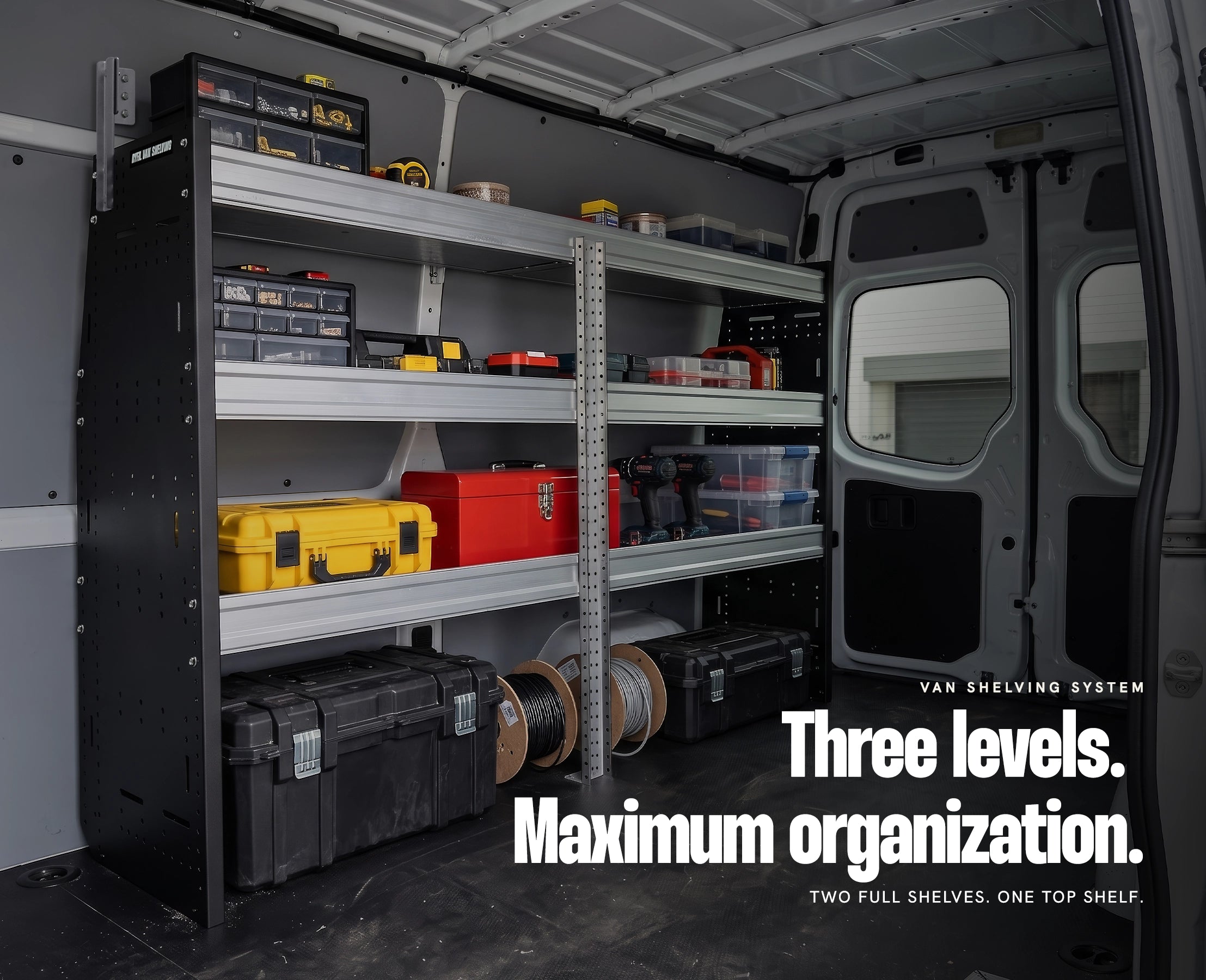 RYFA STOWMASTER 3-Tray Cargo Van Shelving