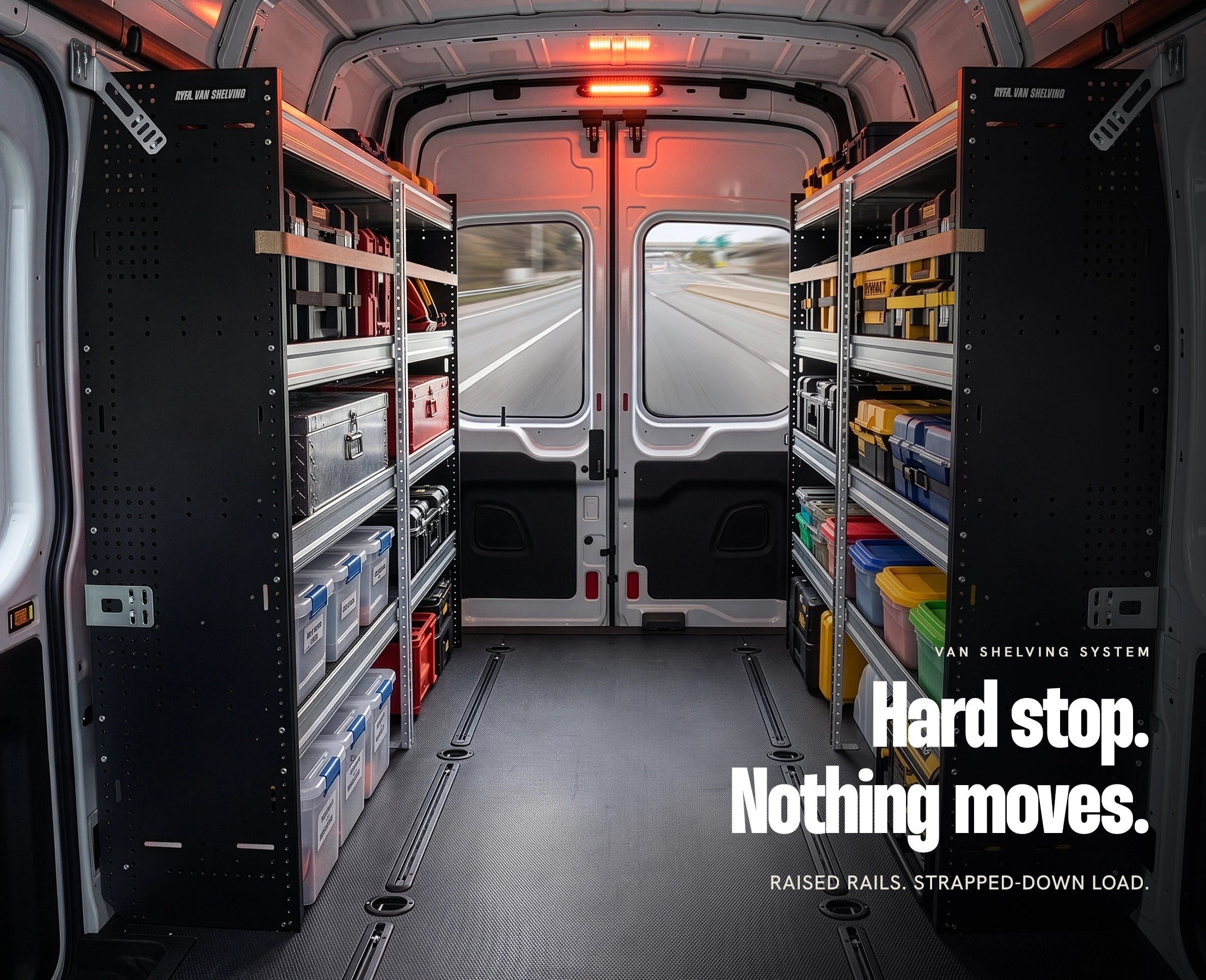 RYFA STOWMASTER 4-TRAY CARGO VAN SHELVING