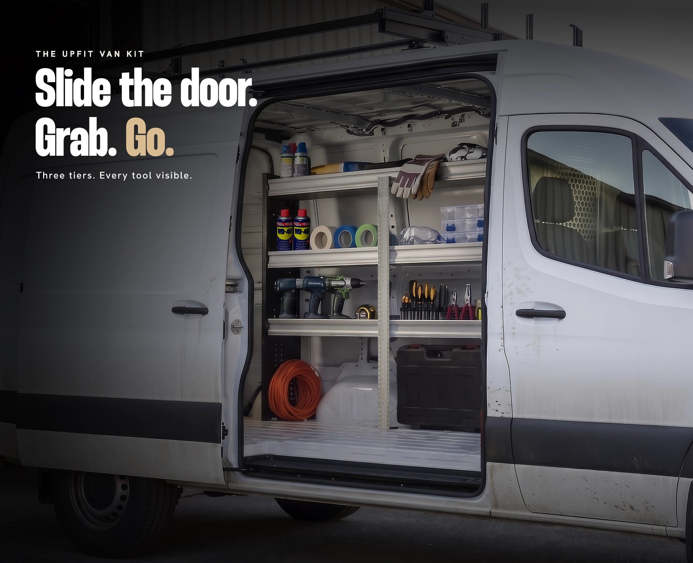 RYFA STOWMASTER 3-Tray Cargo Van Shelving