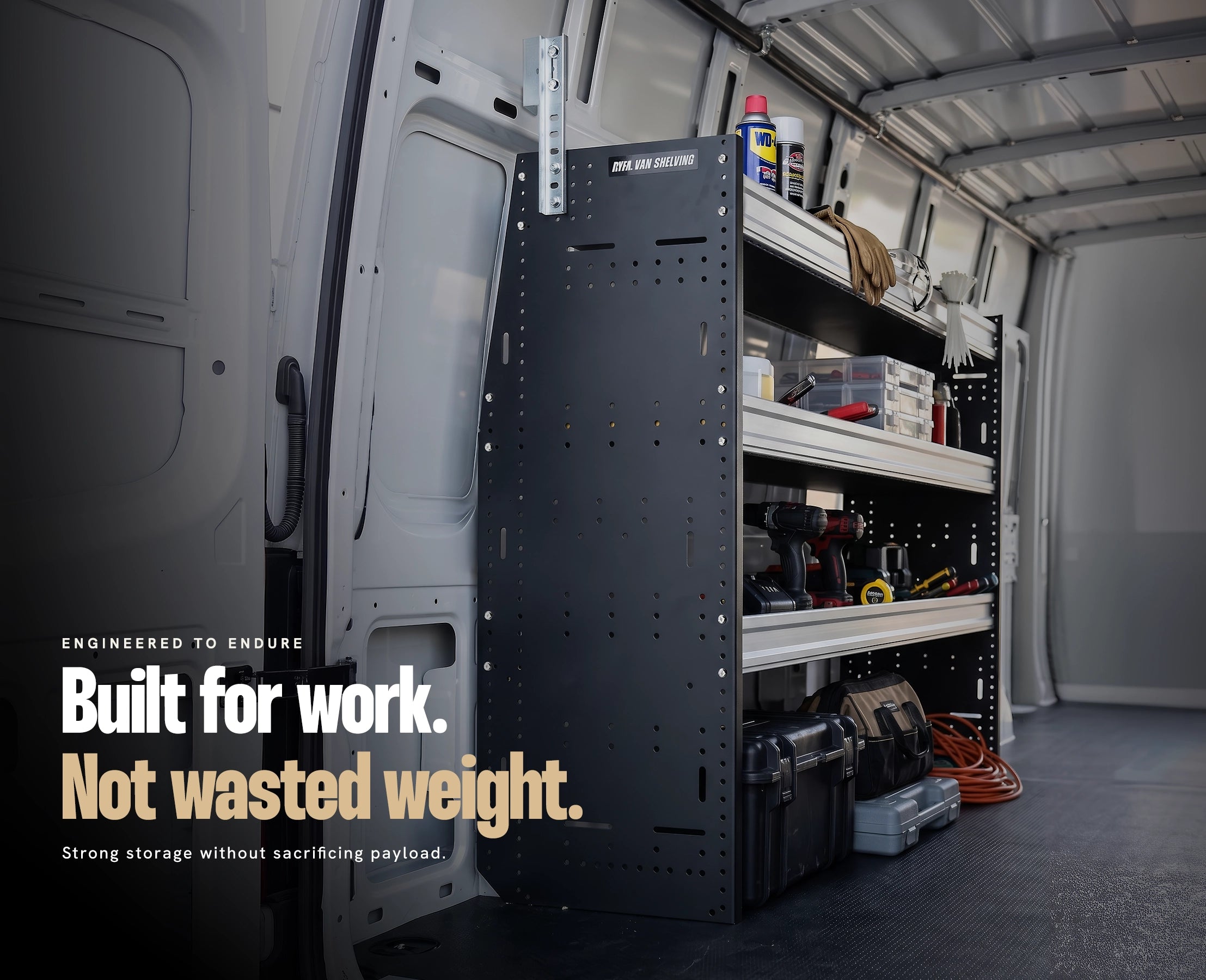 RYFA STOWMASTER 3-Tray Cargo Van Shelving