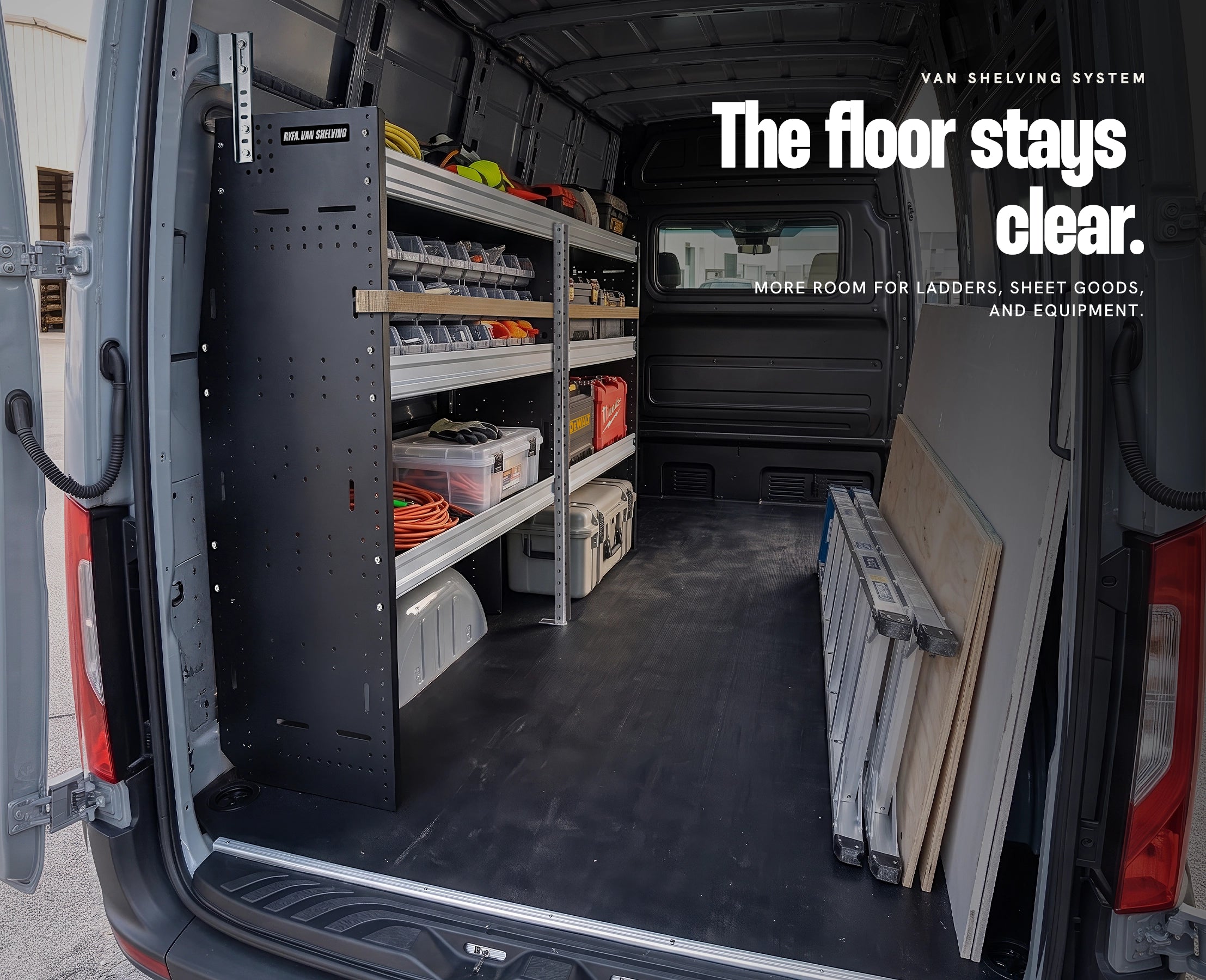 RYFA STOWMASTER 3-Tray Cargo Van Shelving