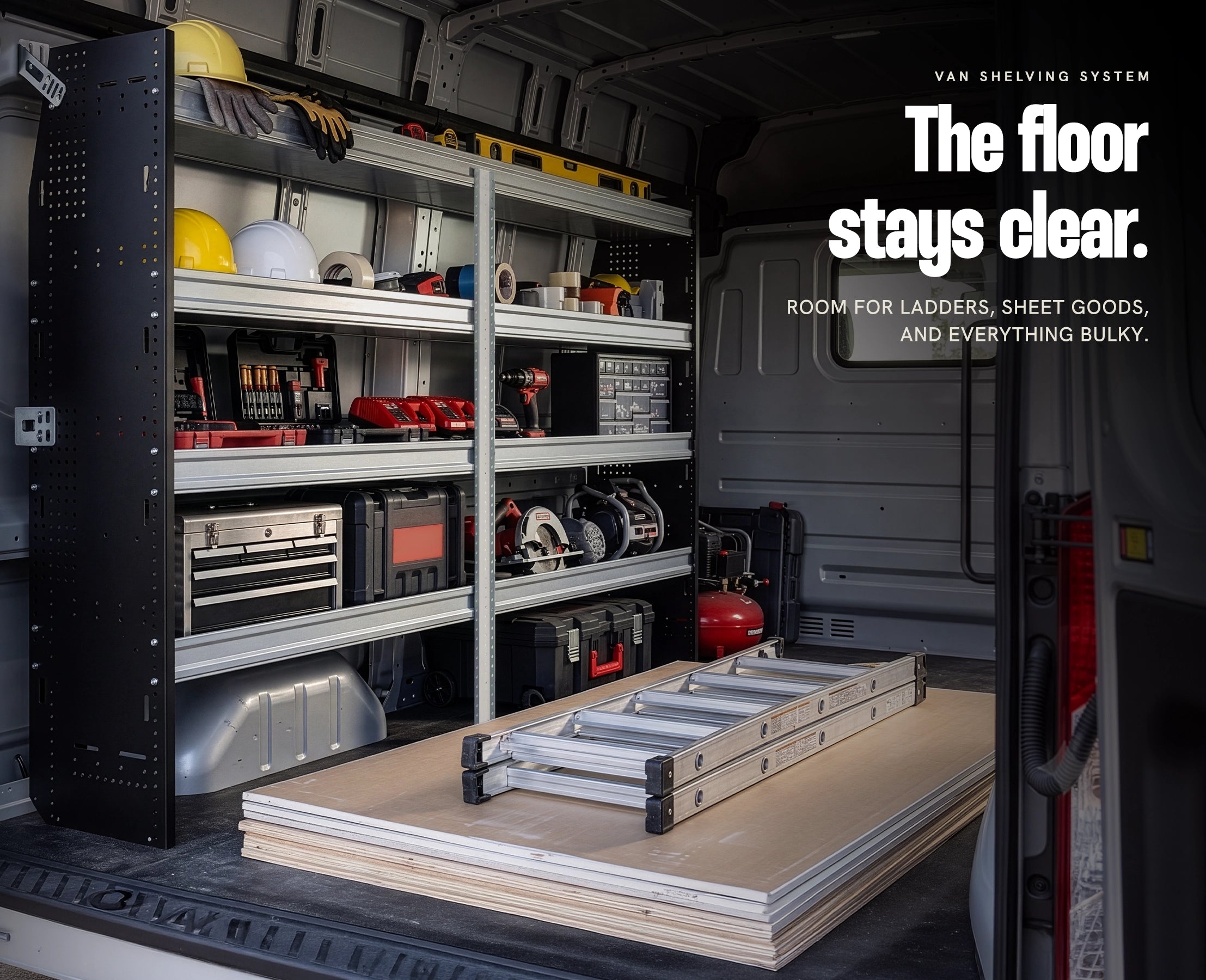 RYFA STOWMASTER 4-TRAY CARGO VAN SHELVING