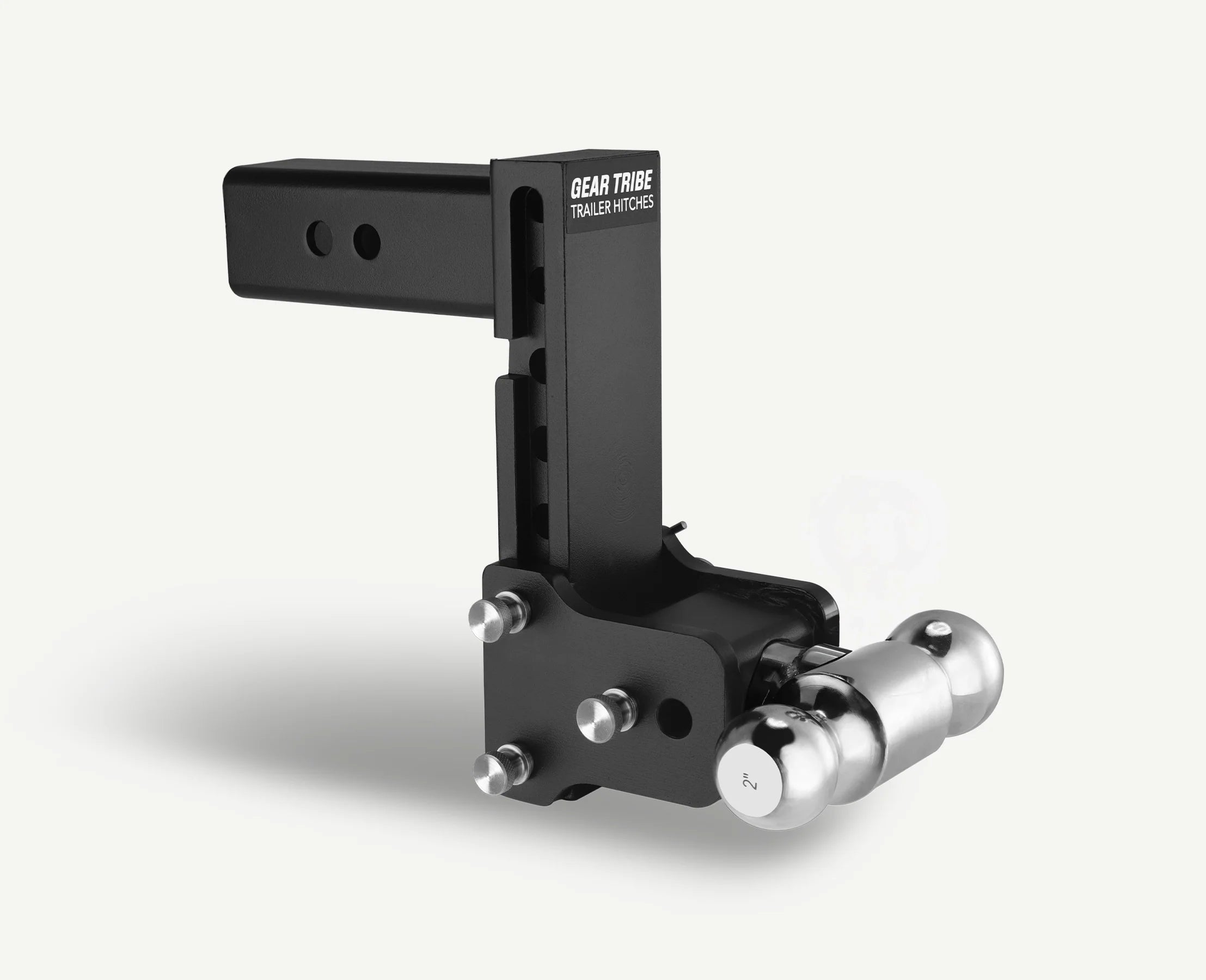 GEARTRIBE TOWMASTER TRAILER HITCH BALL MOUNT FITS 2.5” RECEIVER, 7” DROP
